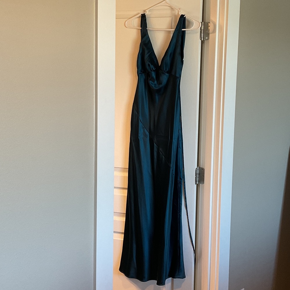 Chic Teal Maxi Dress